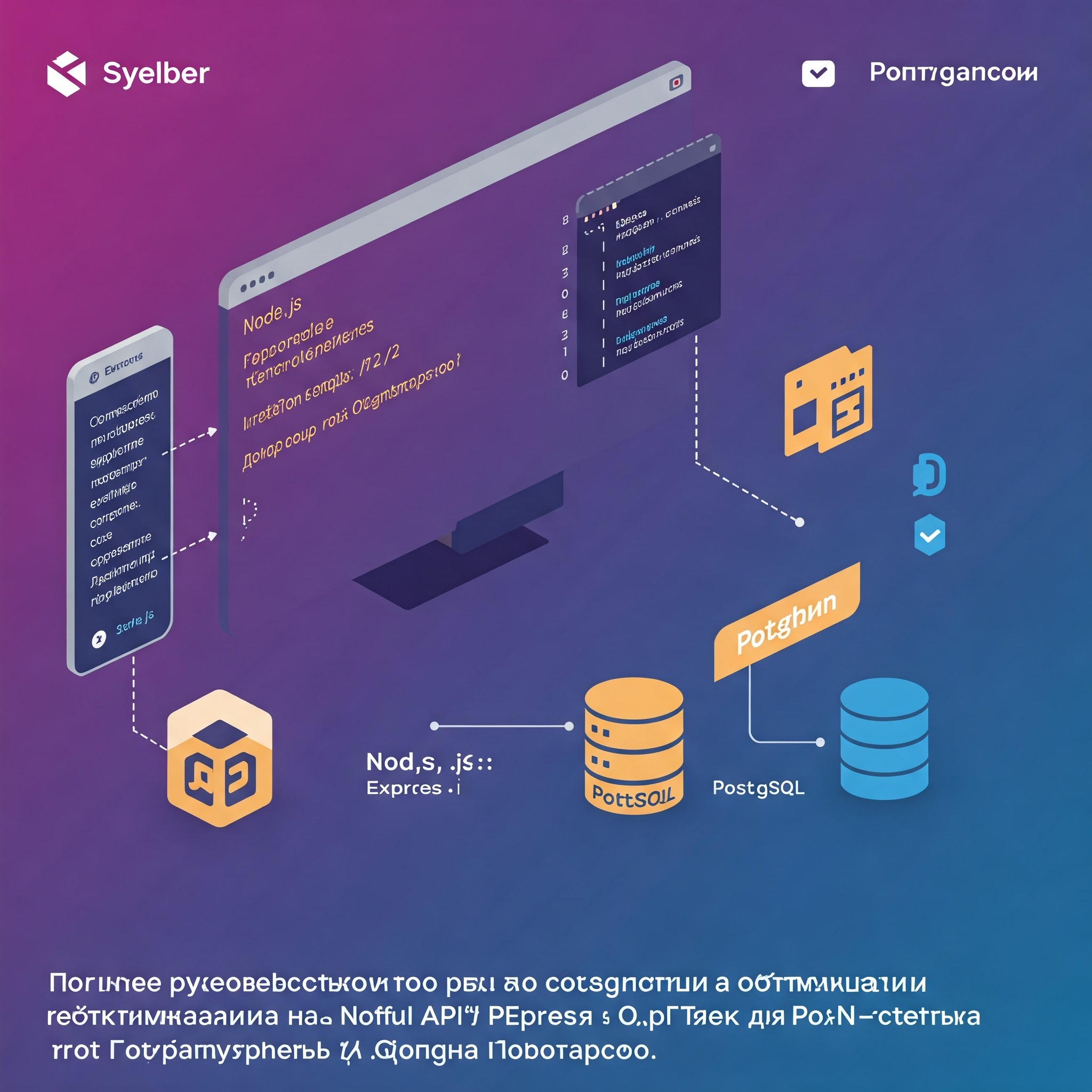 Обложка поста: Полное руководство по созданию и оптимизации RESTful API на Node.js и Express для PERN-стека от Богдана Новотарского